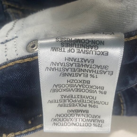 Silver Jeans Co. Elyse Bootcut Jeans Womens W28 L33 Dark Wash Fluid Denim Stretc - Picture 8 of 14